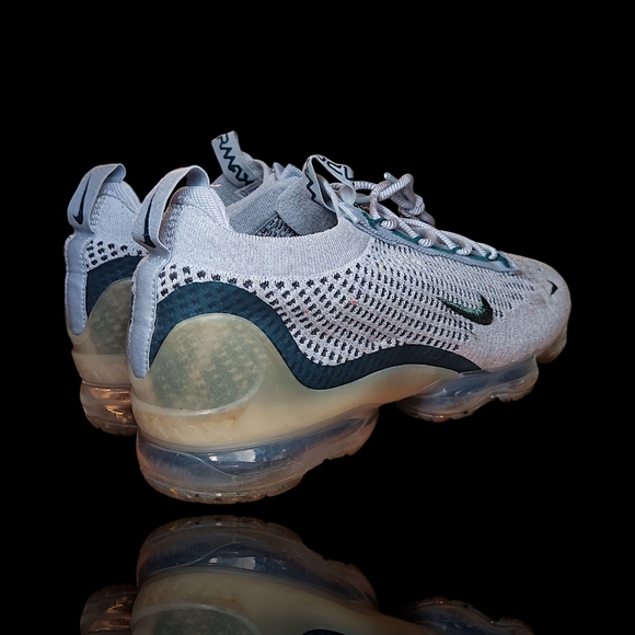 Nike Air Vapormax 2021 FK SE Light Bone Teal Phantom DN3074-001 Men's 10.5 VGUC - Picture 6 of 14